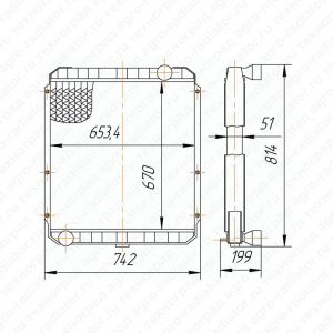 Радиатор охлаждения КАМАЗ-5320