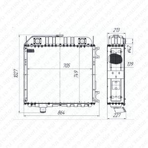 Радиатор охлаждения ДОН-1500, ДОН-680